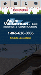 Mobile Screenshot of adamvroofing.com